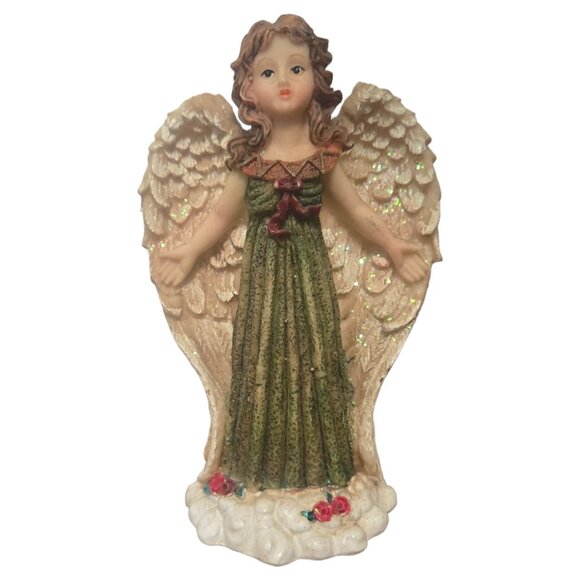 Angelic Harmony Angel Figurine Ks Collection Hand Painted - Picture 1 of 10